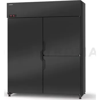 Lednice Chladicí skříň s křídlovými dveřmi, dvoukomorová, třídveřová, horní agregát, 4 kl., nerezový vnitřní prostor, 1200x730x2020 mm | RAPA, SCh - Z 1200 / 3D ecoline