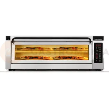 Pec na pizzu Jednokomorová pec na pizzu , dělená komora, 4x pizza 45 cm, komora o rozměrech 920x460x195 mm | PIZZA MASTER, CounterTop 451ED-1DW