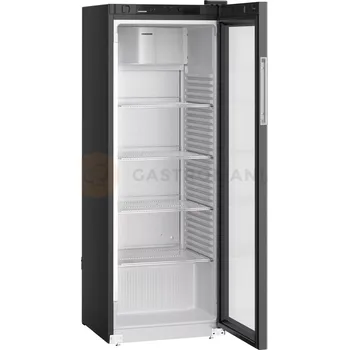 Lednice Chladící výstavní vitrína s dynamickým chlazením, se skleněnými dveřmi, 347 l, 597x654x1684 mm | LIEBHERR, MRFvd 3511 744