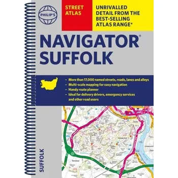 Cestování Philip's Navigator Street Atlas Suffolk - Philip's Maps