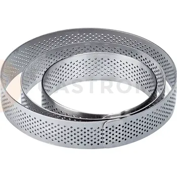 Výroba svíčky Cukrářský ráfek perforovaný - kulatý, 50x20 mm - XF5020 | PAVONI, XF5020