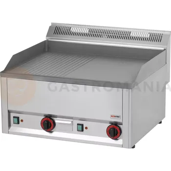 Kuchyňský gril Grilovací deska kombinovaná 660x600x290 mm, 6 kW | REDFOX, FTHR-60-EL