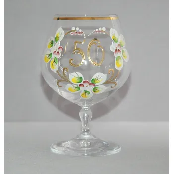 Sklenice Výroční sklenice Carmen 50let čirá