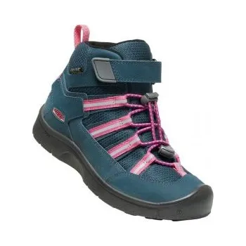 Dětská sportovní obuv Keen HIKEPORT 2 SPORT MID WP Jr blue wing teal/fruit dove US 7 / EU 39,0 / UK 6 / 25,5 cm; Modrá obuv + DÁREK DLE VÝBĚRU!
