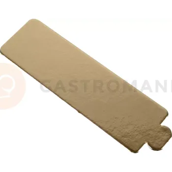 Jednorázové nádobí Sada jednorázových táců na monoprce, złote 140x40 mm - 200 ks | PAVONI, VC1