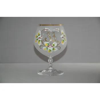 Sklenice Jubilejní sklenice na koňak Carmen 33let bílá