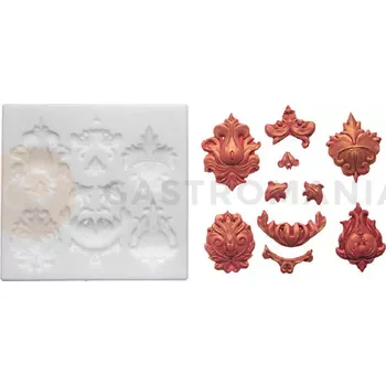 Výroba svíčky Forma na cukrovou hmotu SLK 334 - vlys, 40x30 mm | SILIKOMART, Sugarflex Liberty Friezes