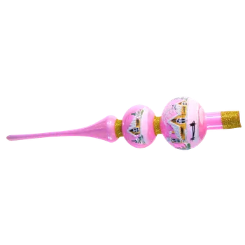Vánoční ozdoba Vánoční špička 32cm - 641, růžová