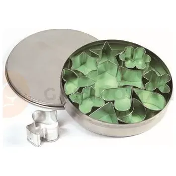 Výroba svíčky Sada nerezových vykrajovátek na těsto - mix, 12 ks | PAVONI, STP30D