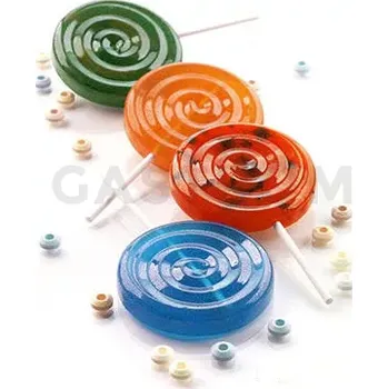 Výroba svíčky Forma na zákusky, lízátka, čokoládu 4 x spirála + 50 dřívek | SILIKOMART, Lolli Pop