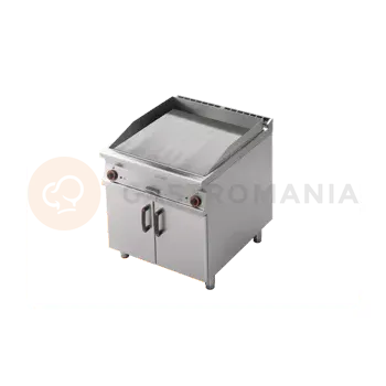 Kuchyňský gril Elektrická grilovací deska rýhovaná chrom | RM GASTRO, FTR 98 ETS