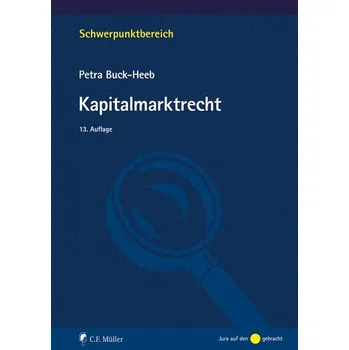 Kapitalmarktrecht - Buck-Heeb, Petra [DE] (2023, Brožovaná, Müller C.F.)
