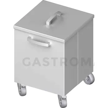 Nádoba na led Nerezová nádoba na odpad 350x350x500 mm, pojízdná | STALGAST, 982343550