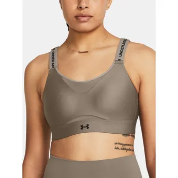 Podprsenka Dámská podprsenka Under Armour UA Infinity High 2.0 1384112-200 Hnědá XS A-C