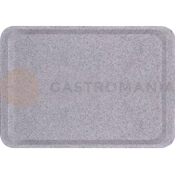 Podnos polyesterový, žula, 530x370 mm | KOCEL, 413370