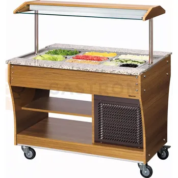 Bufetový vozík, chladící 3x GN1/1, 1170x880x1370 mm | BARTSCHER, 125525