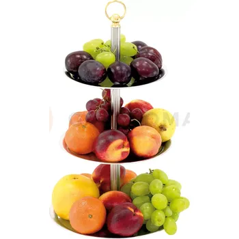 Stojan na sedlo Etažér na ovoce třípatrový | STALGAST, 544030