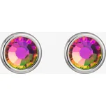 Preciosa Náušnice z chirurgické oceli Carlyn s českým křišťálem Preciosa, vitrail medium