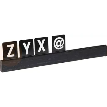 Informační tabulka Dřevěné kolejnice na písmena | CONTACTO, 7636/105