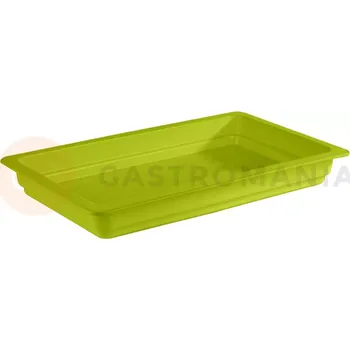Nádoba na led Porcelánová gastronádoba GN 1/1, 60 mm, zelená | APS, 82271