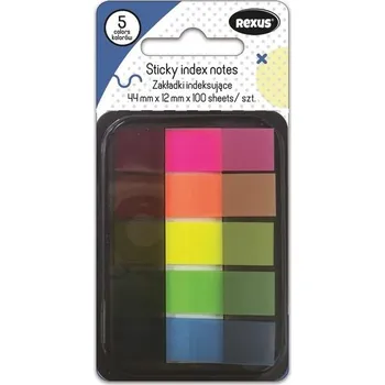 Set školních potřeb Znaczniki 1,2x4,4cm 5 kolorów