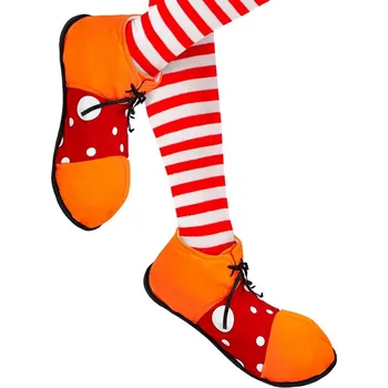 Karnevalový doplněk Boty pro klauna Barva: červená