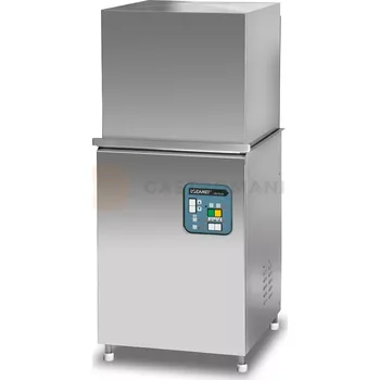 Myčka nádobí Průchozí myčka nádobí s vypouštěcím čerpadlem, ovládaná hydraulicky, 620x730x1785 mm | LOZAMET, ZKU.10.20EP/D