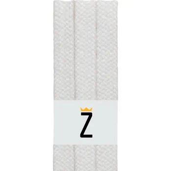 Tkaničky do bot Ploché tkaničky z bavlny, bílá Délka: 100