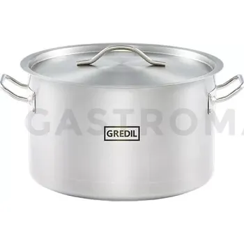 Hrnec Nerezový hrnec s poklicí, střední 28 cm, 11,1 l | GREDIL, 012285