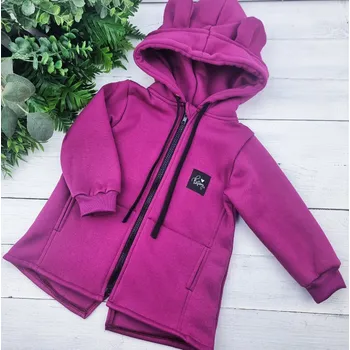 Dívčí mikina Kulišárny Mikina se zipem WARM FUCHSIA VELIKOST: 122