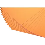 Barevné papíry mandarinka - 20 listů A4 - 130g