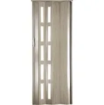 STANDOM Shrnovací dveře prosklené ST6 Dub kavkazský 80 cm + doprava zdarma