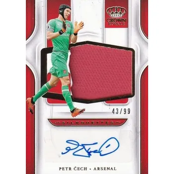 Sběratelství AUTO jersey karta PETR ČECH 19-20 Crown Royale Chronicles Silhouettes /99