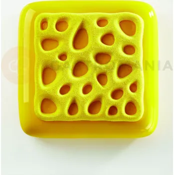 Kuchyňská sůl Silikonová forma na 3D dezert - 297x175 mm, 2 ks, 135x135x10 mm, 80 ml - TOP02S | PAVONI, Sponge