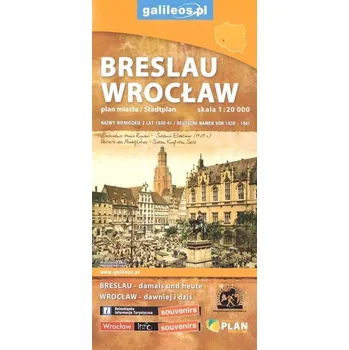 Cestování Plan miasta - Wrocław Breslau - praca zbiorowa