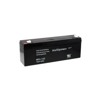 Záložní baterie Akumulátor MP4-12D - Powery 12V 4Ah