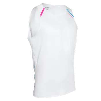 Běžecké oblečení SALMING Pitea Singlet 21 Men White XL - XL