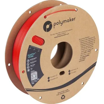 Filament Polymaker Polyflex TPU Red 1,75mm 0,75kg