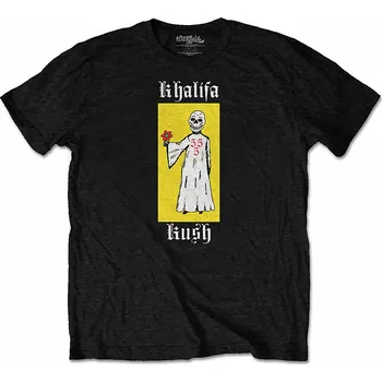 Pánská móda Wiz Khalifa tričko, Reaper Flowers Black, pánské M