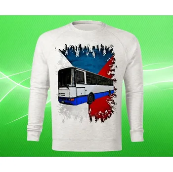 Pánská mikina mikina s potiskem KAROSA I dámská XL (mikina s autobusem )