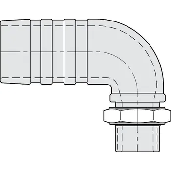 Čerpadlo Adaptér sací koncovky koleno G1" pro pístové čerpadlo F1 DN 2" Parker 00509034516