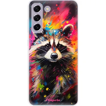 Pouzdro na mobilní telefon Odolné silikonové pouzdro iSaprio - Abstract Racoon - Samsung Galaxy S21 FE 5G