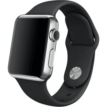 Samurrai silikonový řemínek na Apple Watch - černý 42 / 44 mm