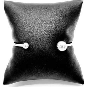 Náramek Ocelový náramek obruč s kuličkami