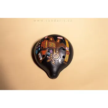 Okarína Sundaris Peru Černá Velká