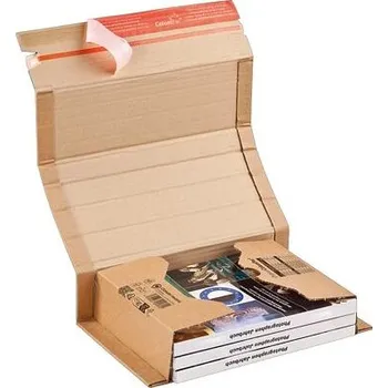 Obalový materiál Poštovní přebal na knihy s rozměry A5 ColomPac 251x165/60 mm, kartonový obal