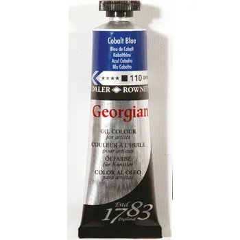 Výtvarná barva Olejová barvy Daler-Rowney Georgian 38 ml. Barva: 409 - Fialová permanentní, Permanence: Dobrá ***