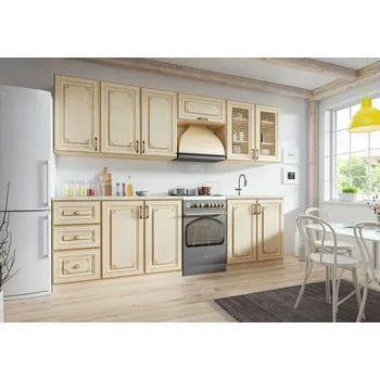 Kuchyňská linka MAMBA kuchyňská linka Romance, béžová, 260 cm