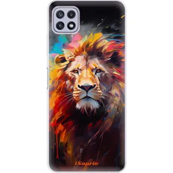 Pouzdro na mobilní telefon Odolné silikonové pouzdro iSaprio - Abstract Lion - Samsung Galaxy A22 5G