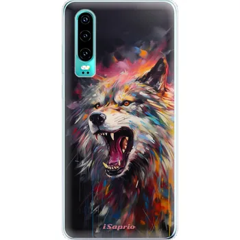Pouzdro na mobilní telefon Odolné silikonové pouzdro iSaprio - Abstract Wolf - Huawei P30